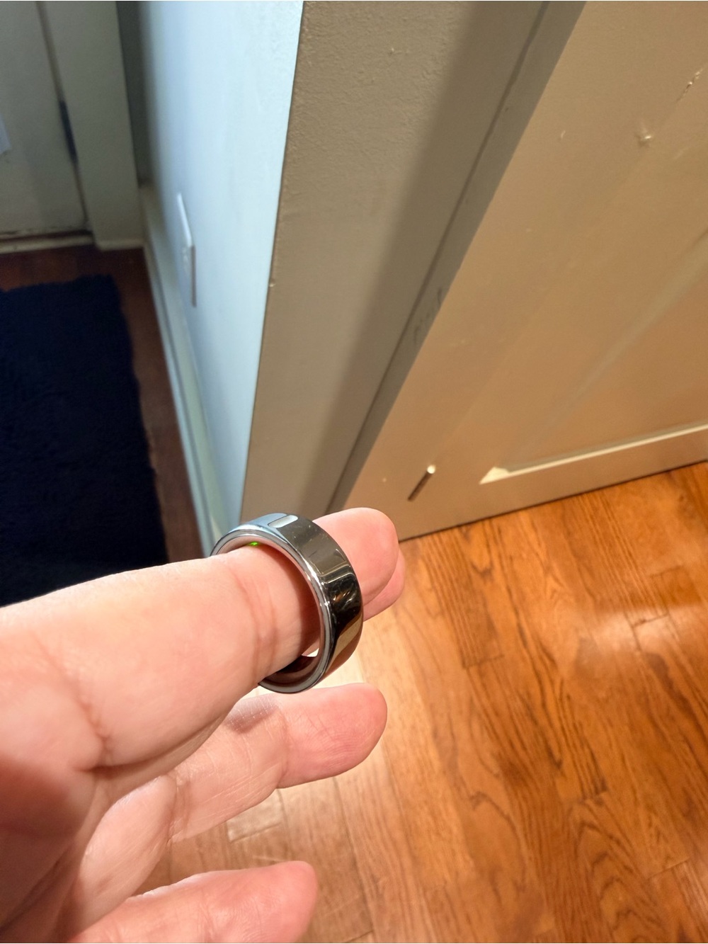 Oura smart ring, silver size 10, gen4 with Charging Case